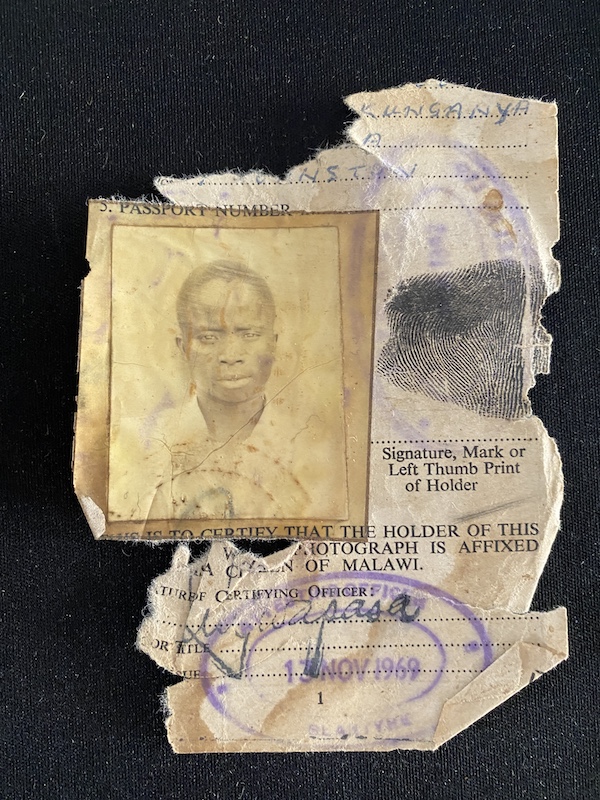 What is left of Alabi Mitawa's 1969 Employment Record Book